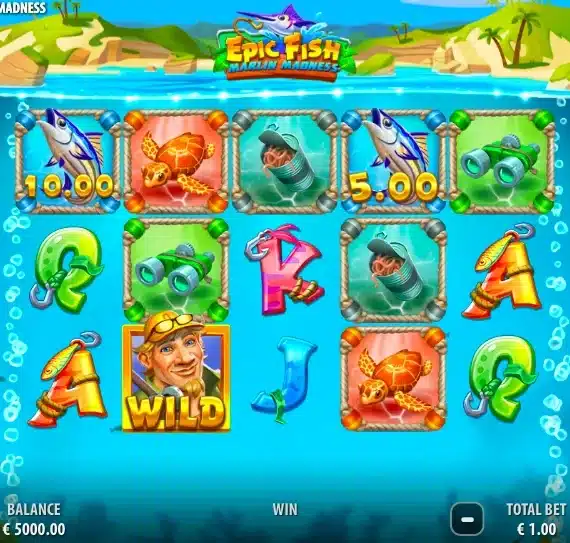 Слот Epic Fish: Marlin Madness