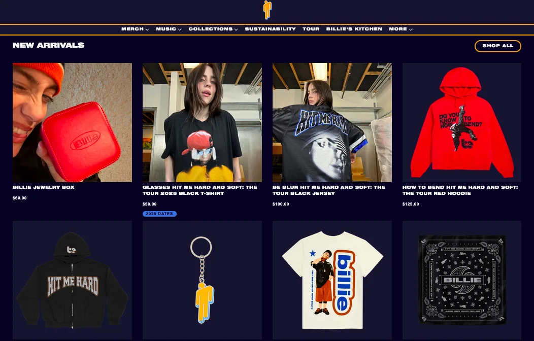 мерч білі айліш