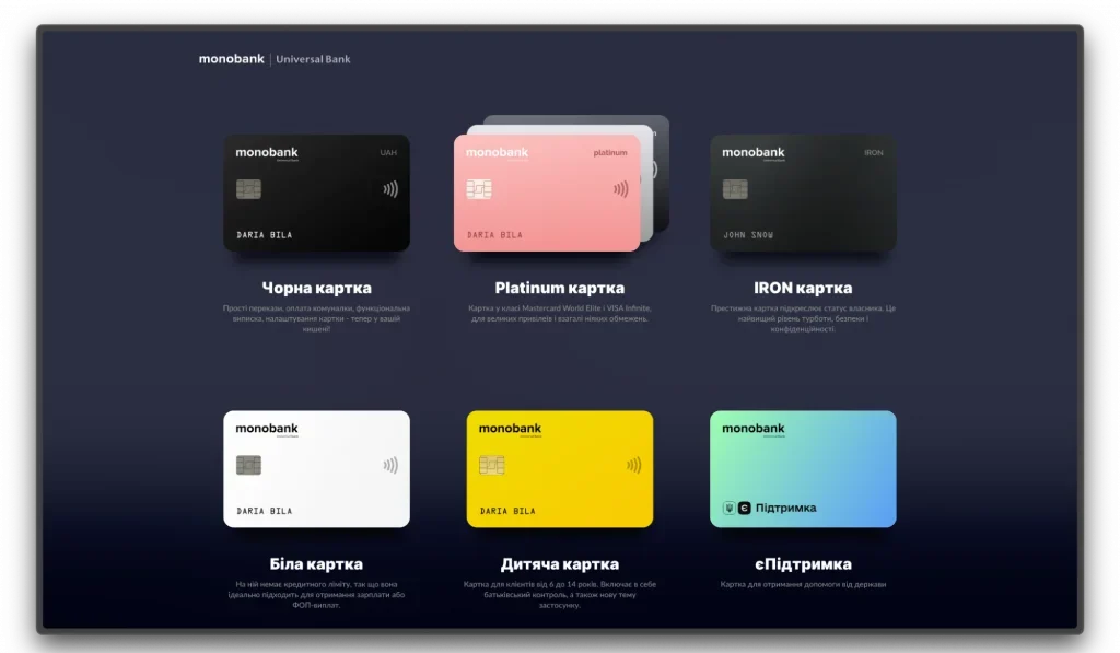 картки Monobank