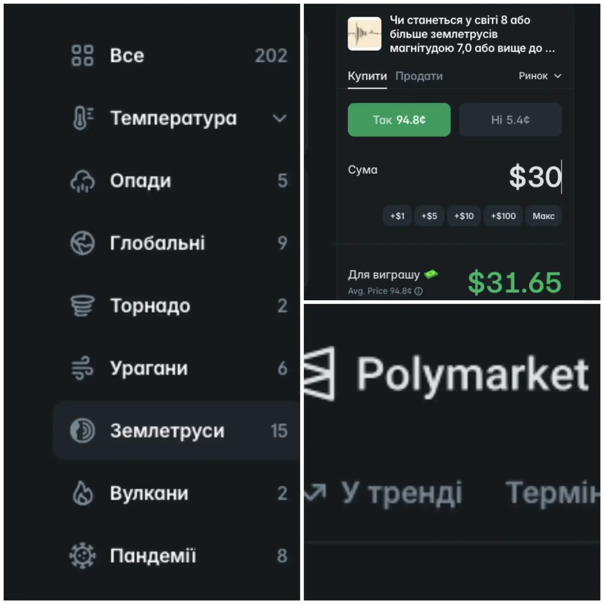 Як зробити ставку на погоду