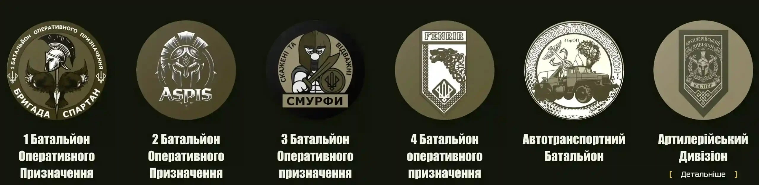 Структура бригади "Спартан"